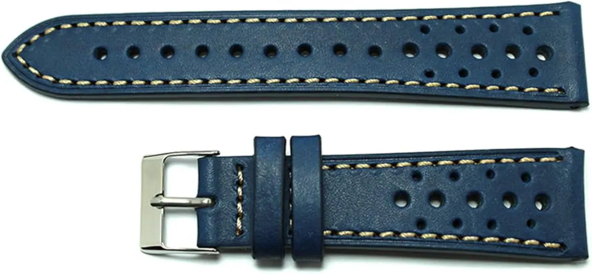 Racing Vintage, Blu · cucitura crema: in piano